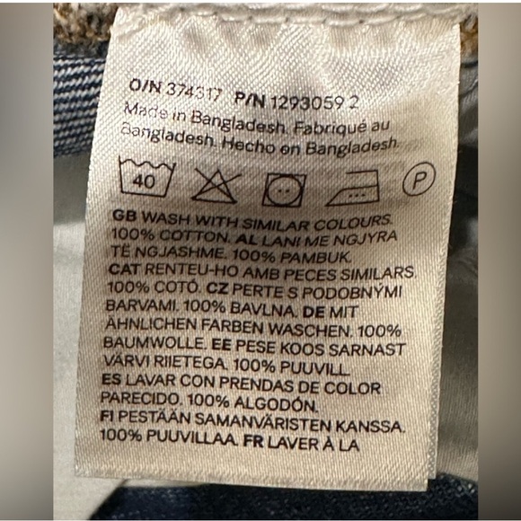 H&M Super Baggy Coupe Ultra-Baggy Boys Jeans with adjustable waist. Boys 14 - Picture 5 of 5